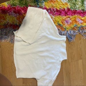 Free People White Sweater